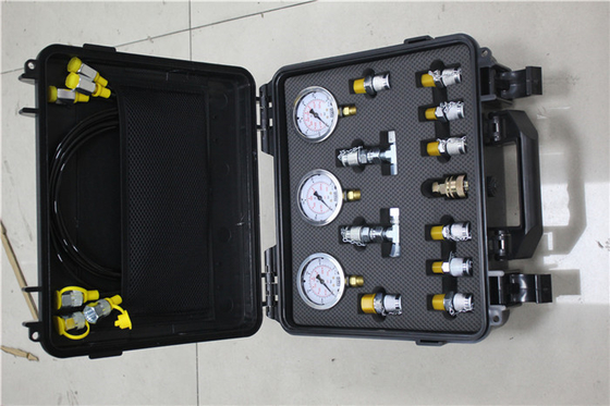 Манометр землекопа набора гидравлической системы запасных частей экскаватора диагностический испытывая