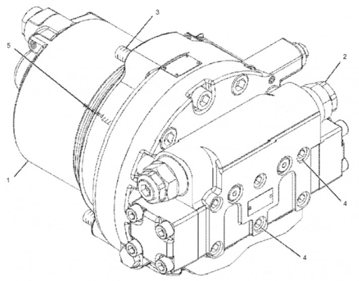 Экскаватор путевой двигатель Assy E325 E329D Финальный привод Assy 2042674 199-4521 227-6138 227-6116 267-6796