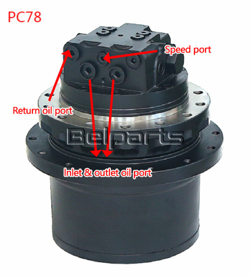 Belparts Travel Motor Assy TM09 GM09 Экскаватор Финальный привод PC78US-6 PC78 21W-60-2213
