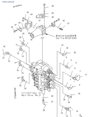 Komatsu PC1250SP-7 главный клапан 21N-64-36440 02896-11009 07002-12034 21N-64-36740 02896-11009 Стоимость замены клапана управления экскаватора