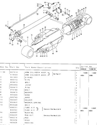 200B E200B 096-7910 Бутылочный цилиндр Assy